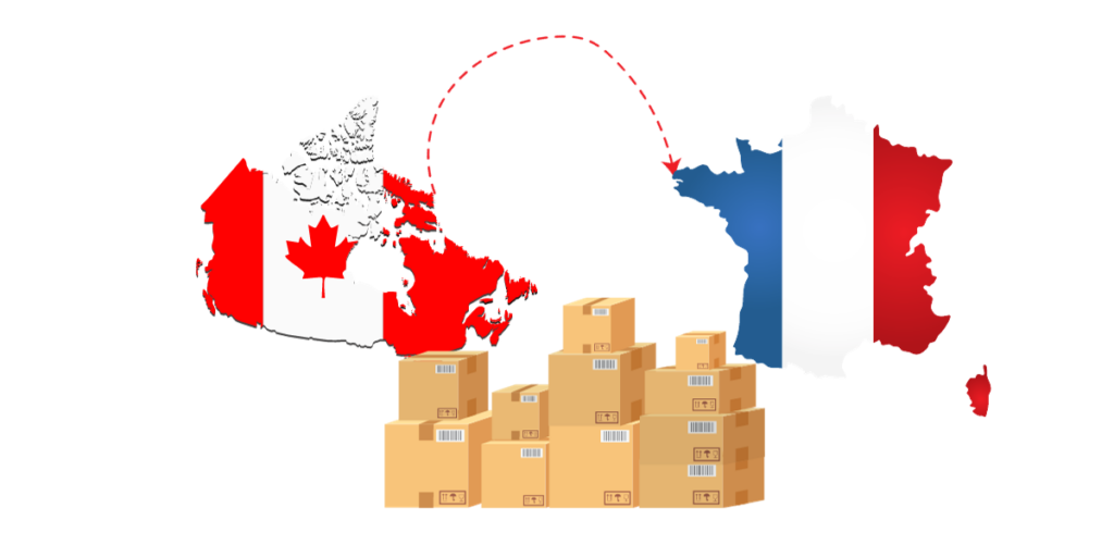 Importation du Canada vers la France