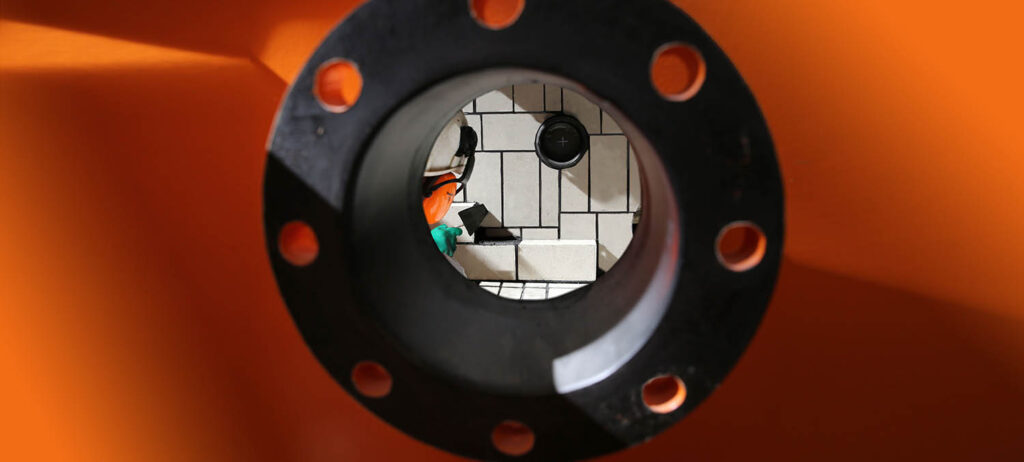 Steuler - Beize, Ausmauerung