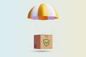 Parcel with safety net: The LetMeShip guarantee insures the value of your goods, from parcels and pallets to documents.