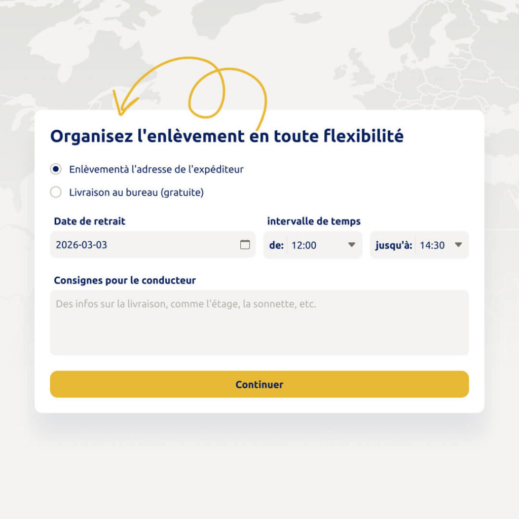Réservez l’enlèvement le jour même sur la plateforme d’expédition LetMeShip pour vos envois en Belgique