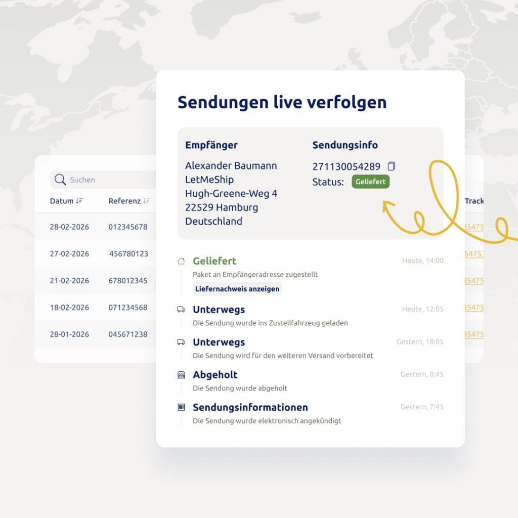 Screen "Meine Sendungen"